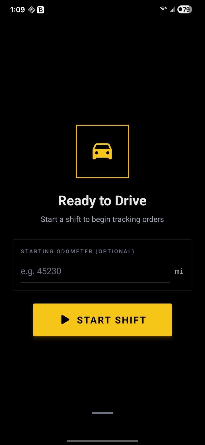 Pith stats screen showing earnings analytics